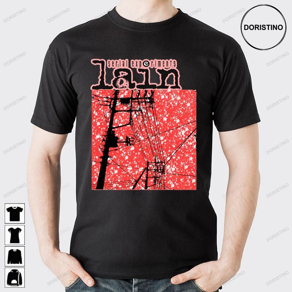 Red Art Serial Experiments Lain Awesome Shirts