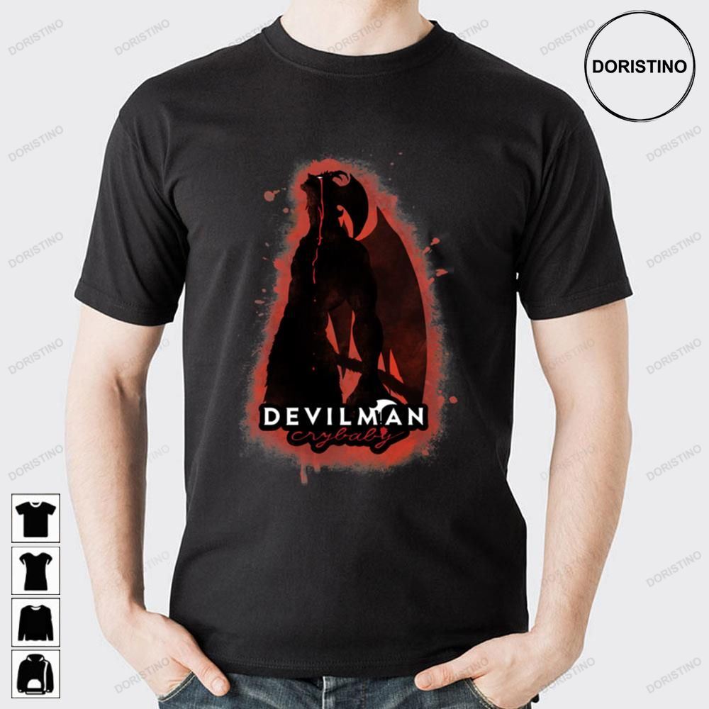 Red Blood Devilman Crybaby Awesome Shirts