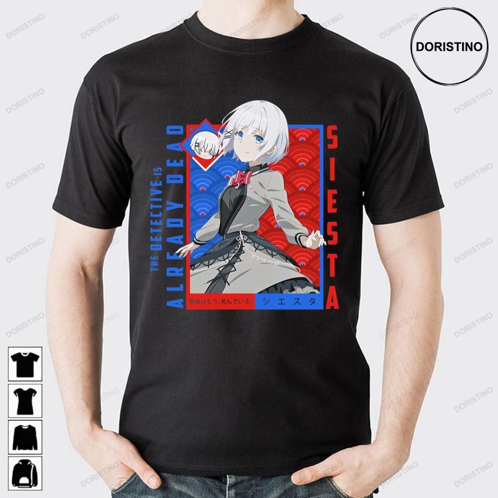 Red Blue Art The Detective Is Already Dead Siesta Awesome Shirts