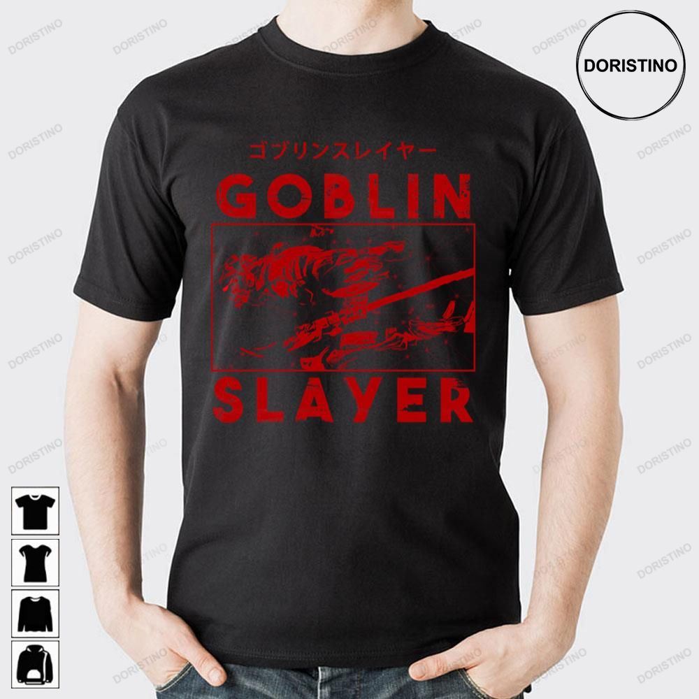 Red Design Goblin Slayer Awesome Shirts