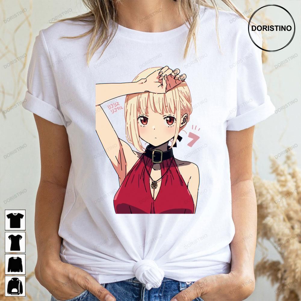 Red Dress Lycoris Recoil Awesome Shirts
