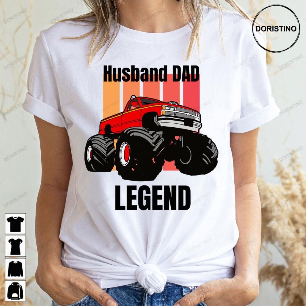 Retro Husband Dad Trucker Legend Awesome Shirts