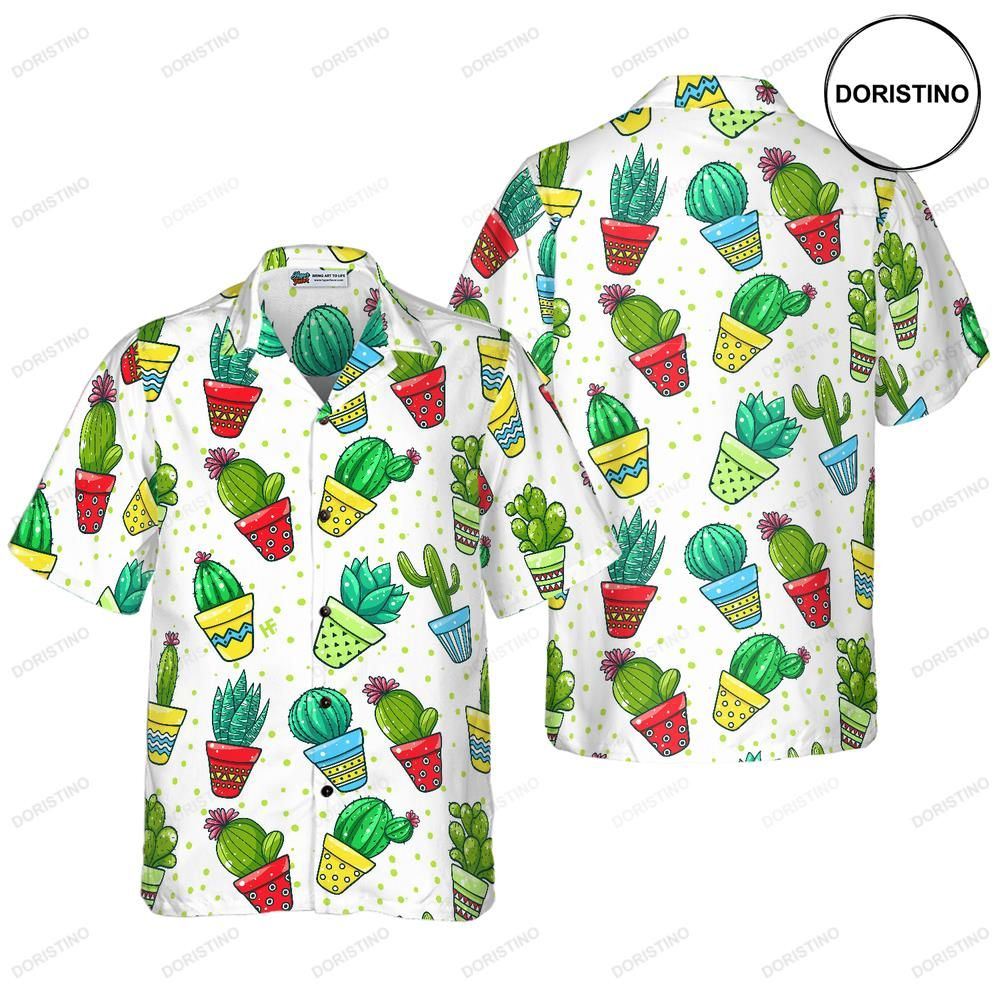 Cactus Seamless Pattern Awesome Hawaiian Shirt