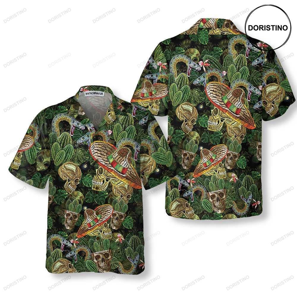 Cactus Skull Cool Skull Cactus Cactus And Women Limited Edition Hawaiian Shirt