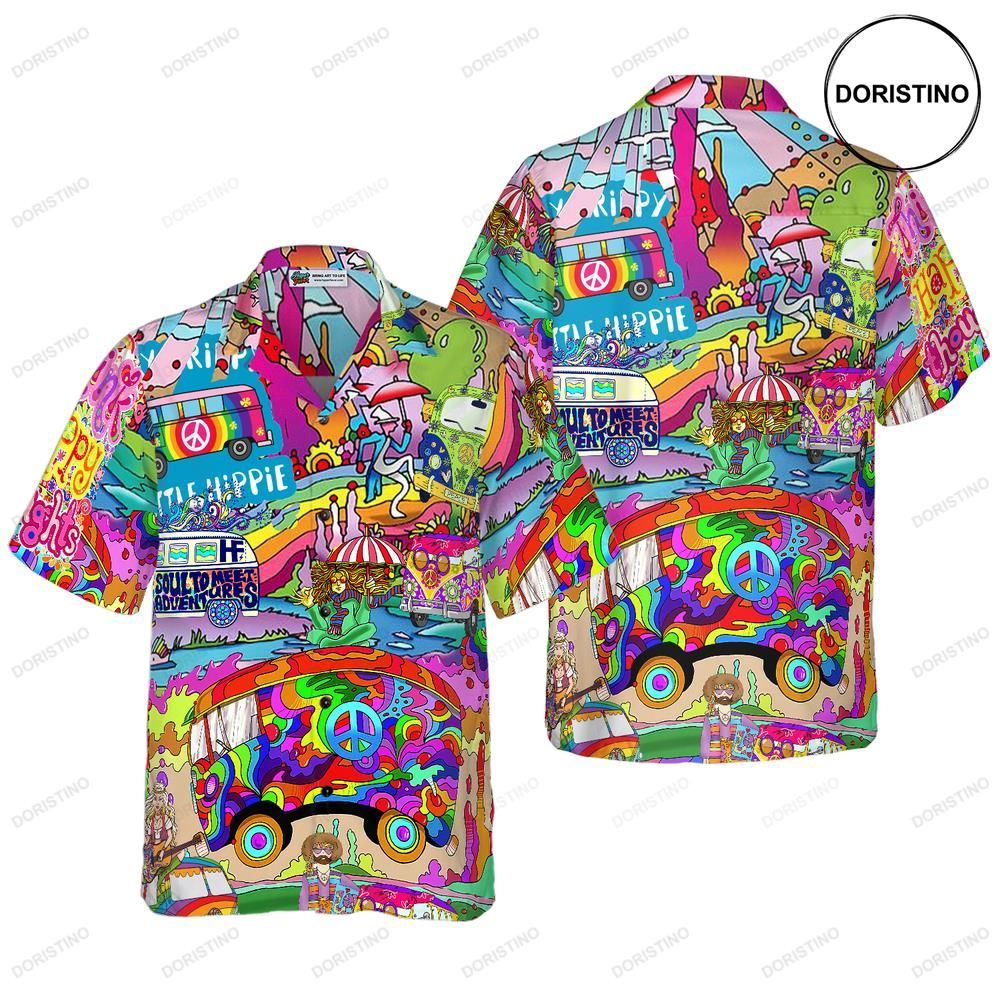 Camping Hippie Stay Trippy Awesome Hawaiian Shirt