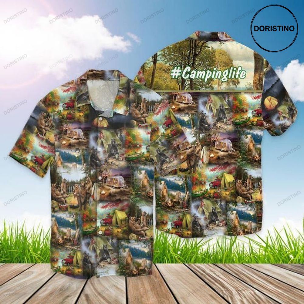 Camping Life Limited Edition Hawaiian Shirt