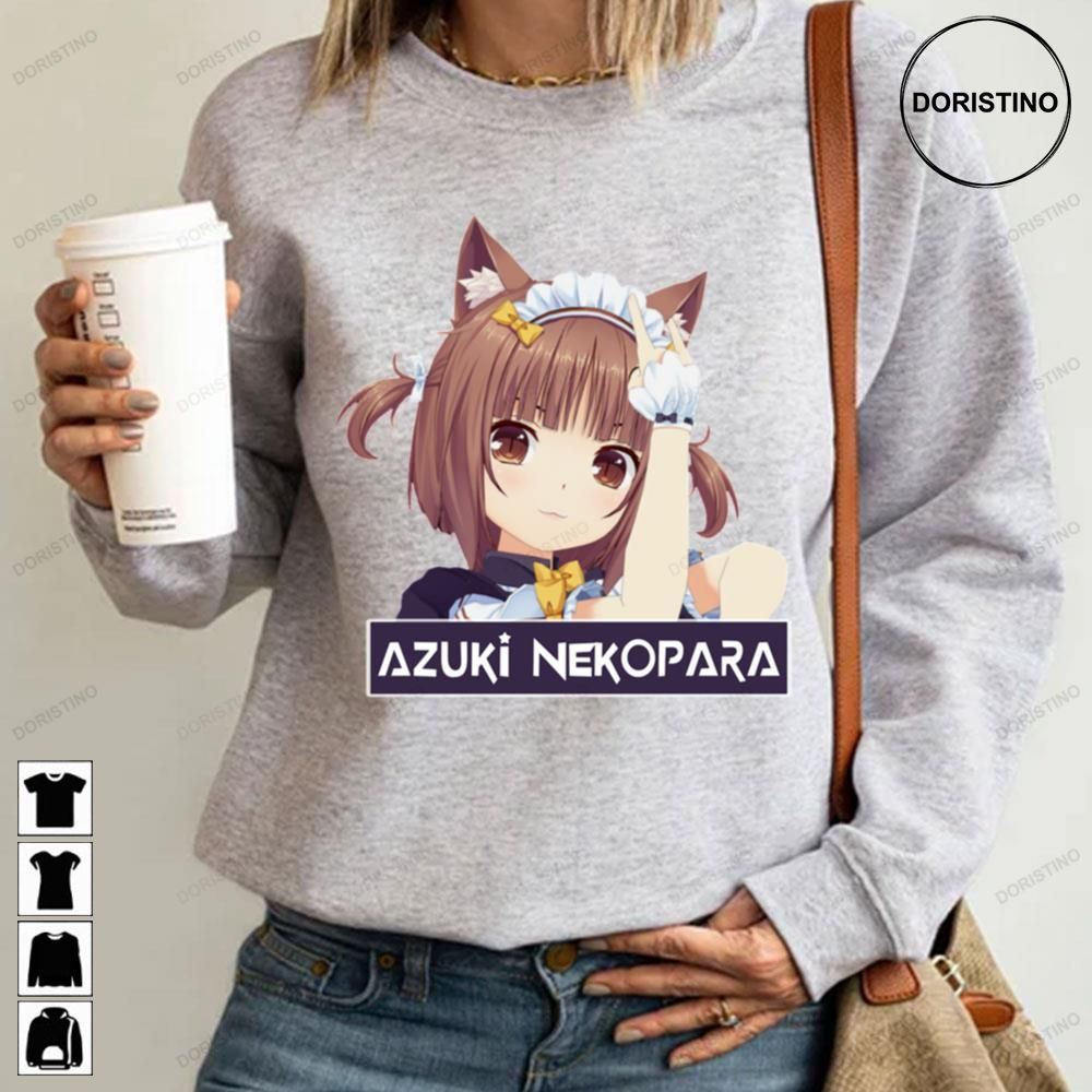 Azuki Nekopara Cutie Kawaii Funny Anime Awesome Shirts