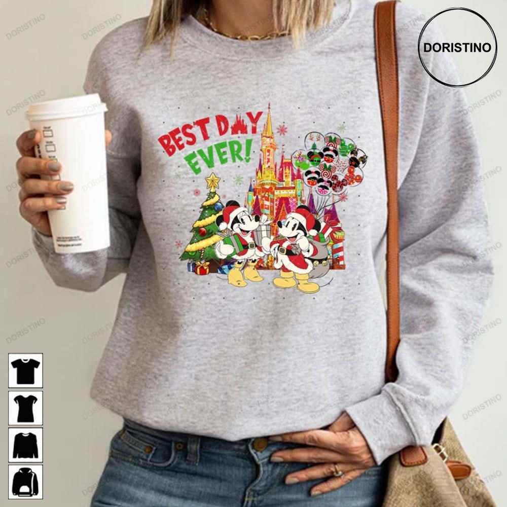 Best Day Ever Christmas And Minnie Limited Edition T-shirts