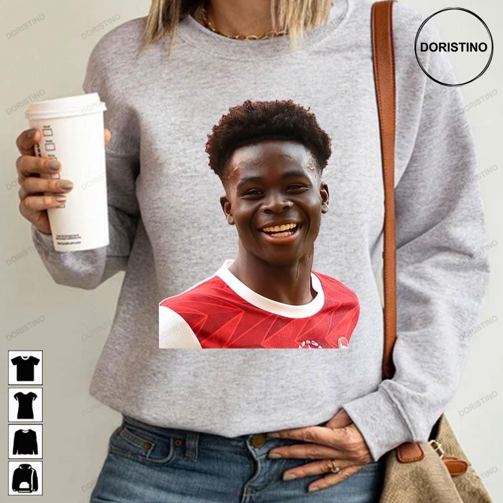 Bukayo Saka Smiling Limited Edition T-shirts