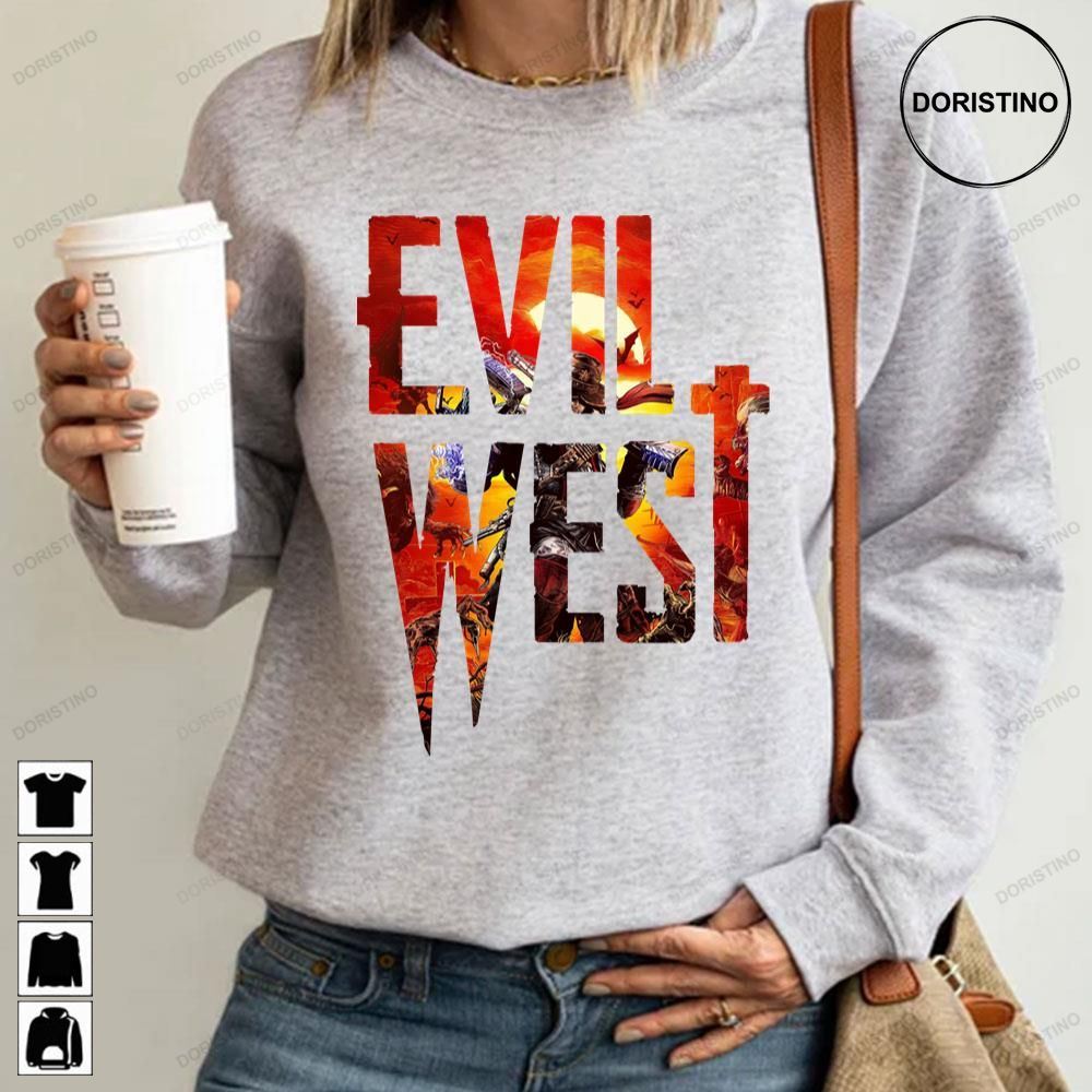 Beautiful Logo Evil West Game 2022 Limited Edition T-shirts