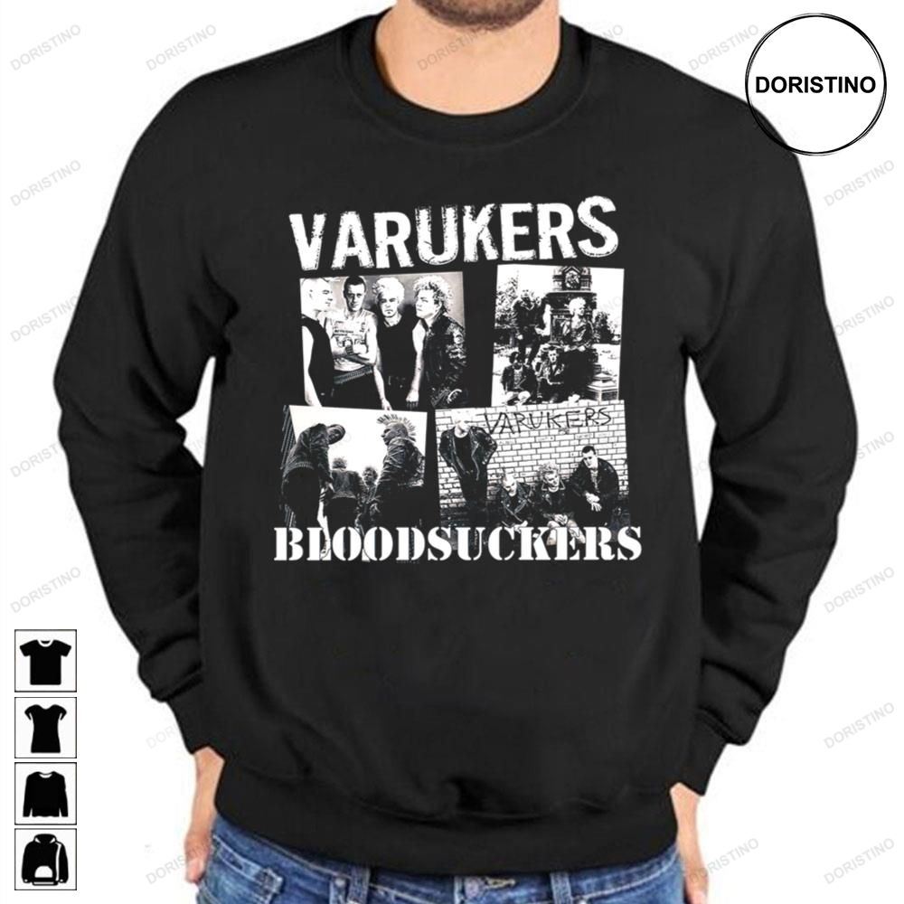 Bloodsuckers My Soul Will Rest In Your Embrace Rock Varukers Awesome Shirts