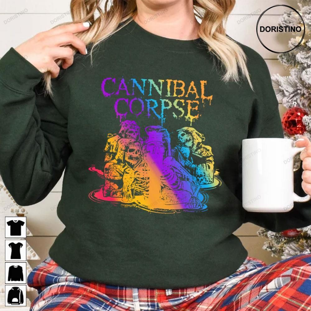 Colorful Art Cannibal Corpse Death Metal Limited Edition T-shirts