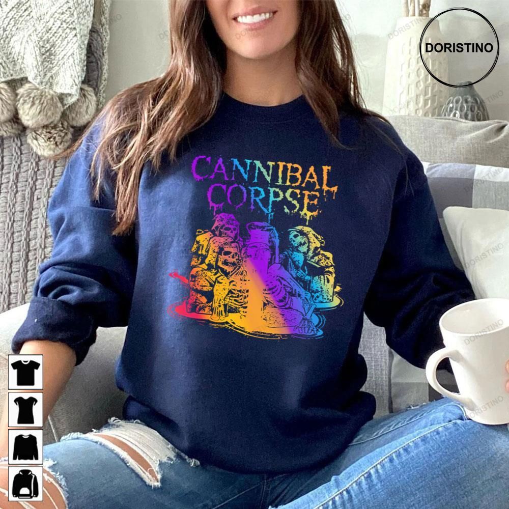 Colorful Art Cannibal Corpse Death Metal Limited Edition T-shirts