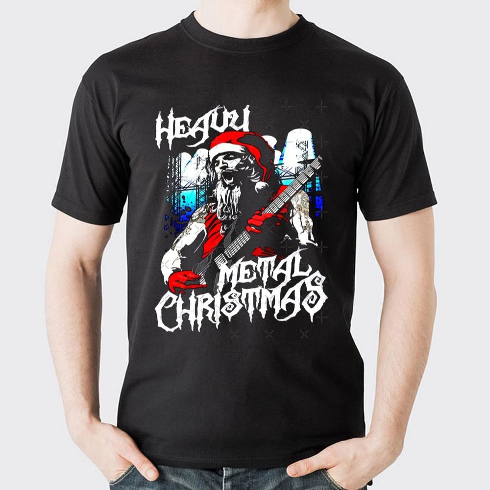 Heavy Metal Music Santa Christmas 2 Doristino Limited Edition T-shirts