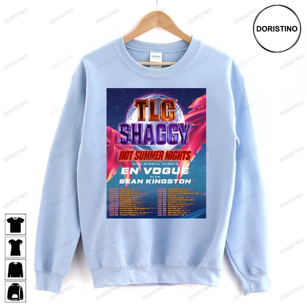 Tour Dates 2023 Tlc Shaggy Hot Summer Nights Doristino Awesome Shirts