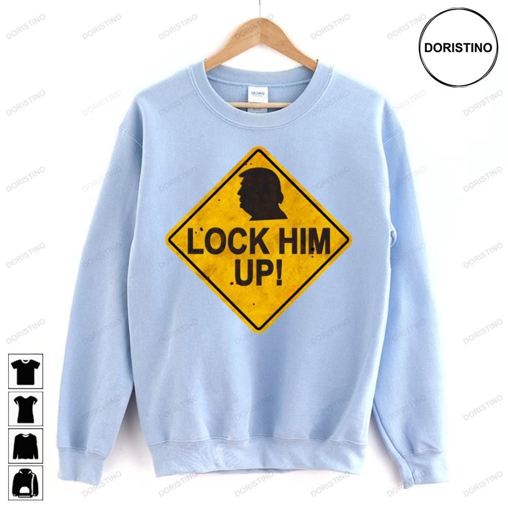 Trump Blue Lock Him Up Doristino Limited Edition T-shirts