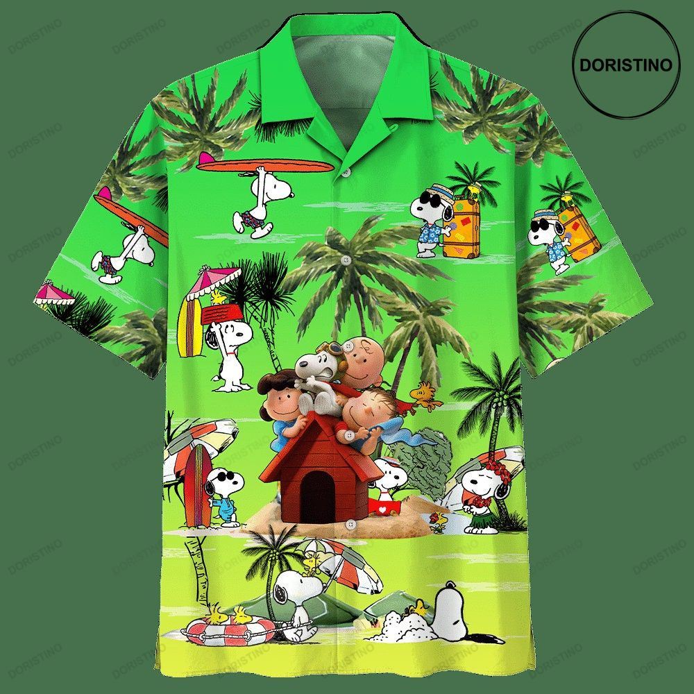 Snoopy Summer Time 19 Autumn Fashion Travel Sport Going To School Hawaiian Shirt