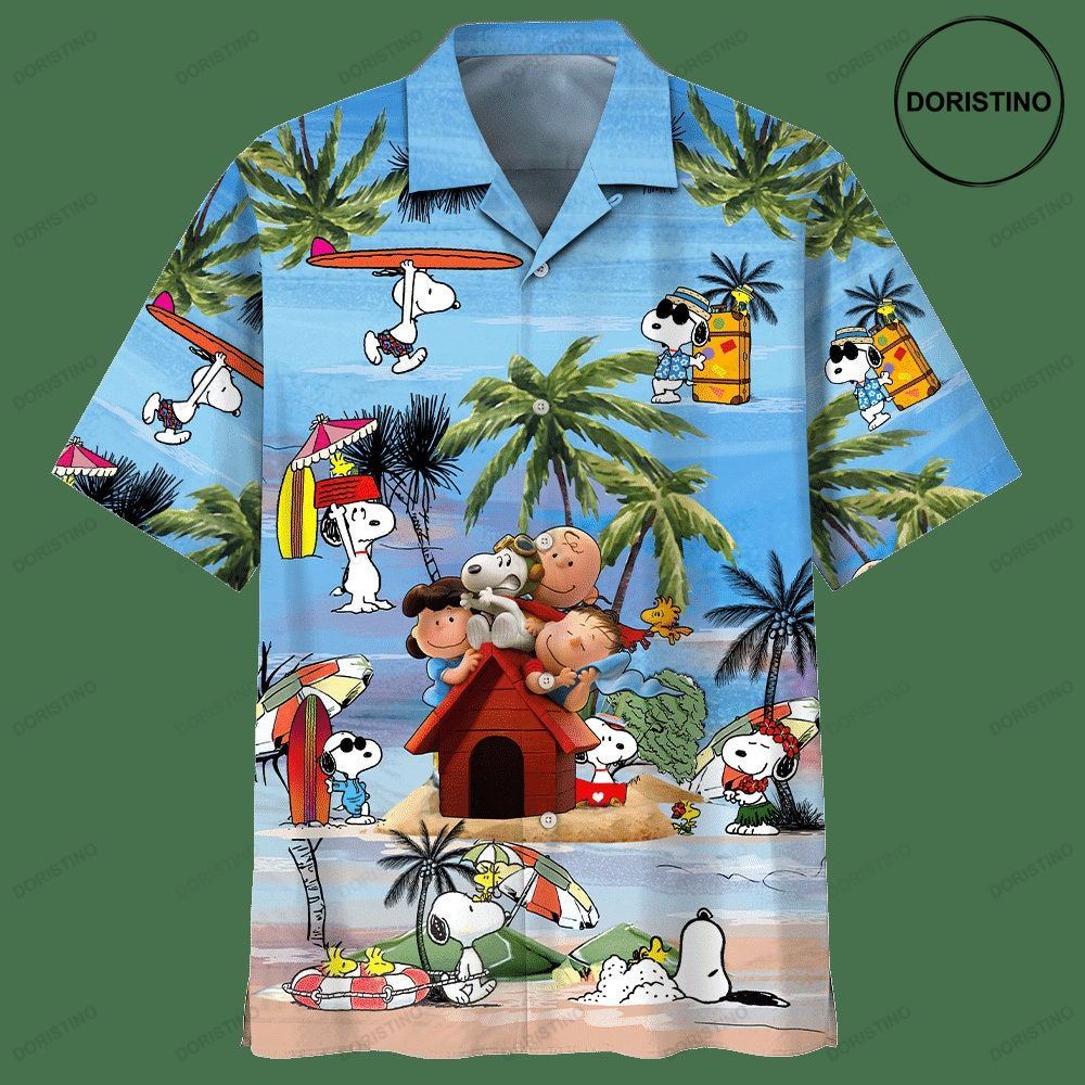 Snoopy Summer Time 23 Autumn Fashion Travel Sport Going To School Hawaiian Shirt