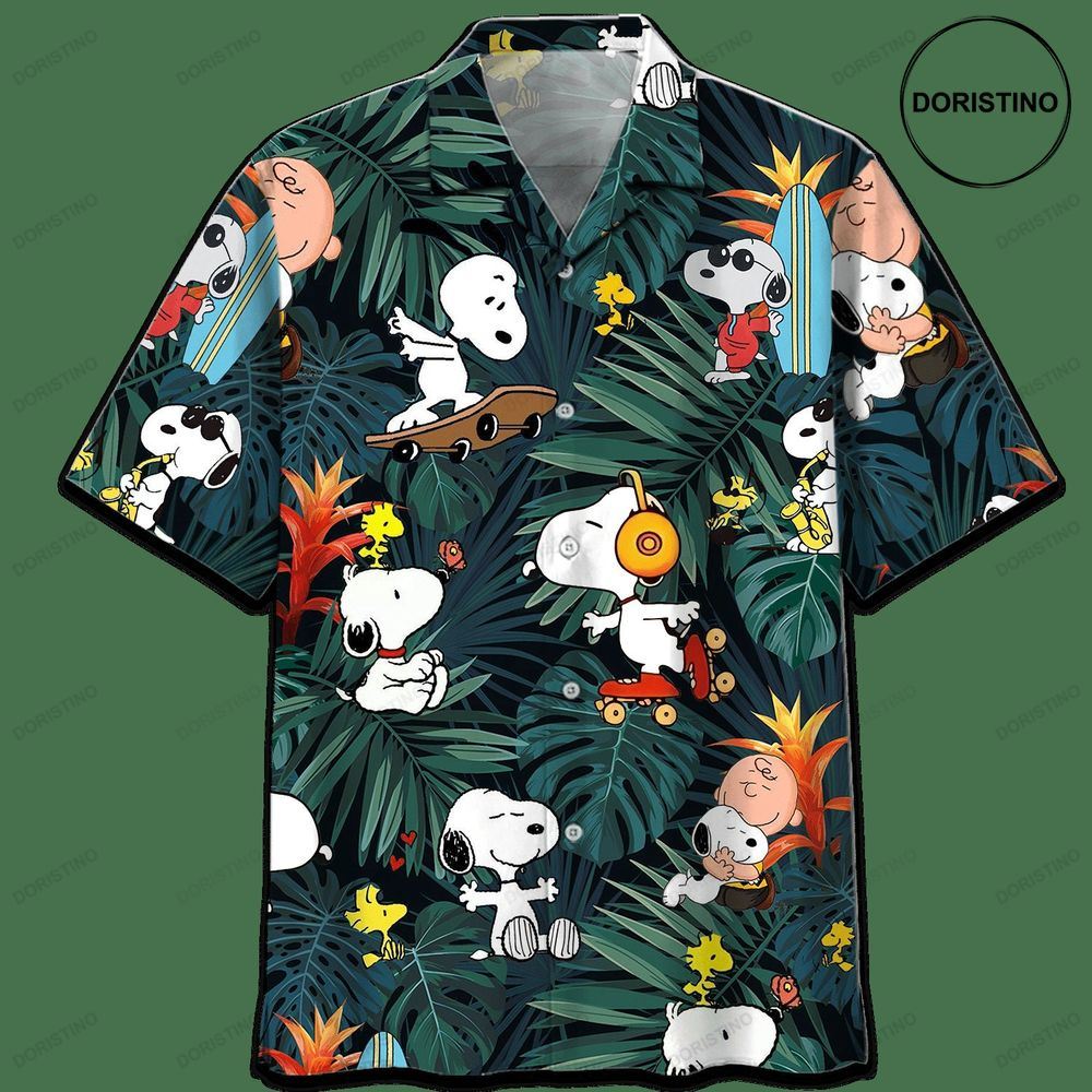Snoopy Summer Time 260703 Autumn Fashion Travel Sport Going To School Awesome Hawaiian Shirt