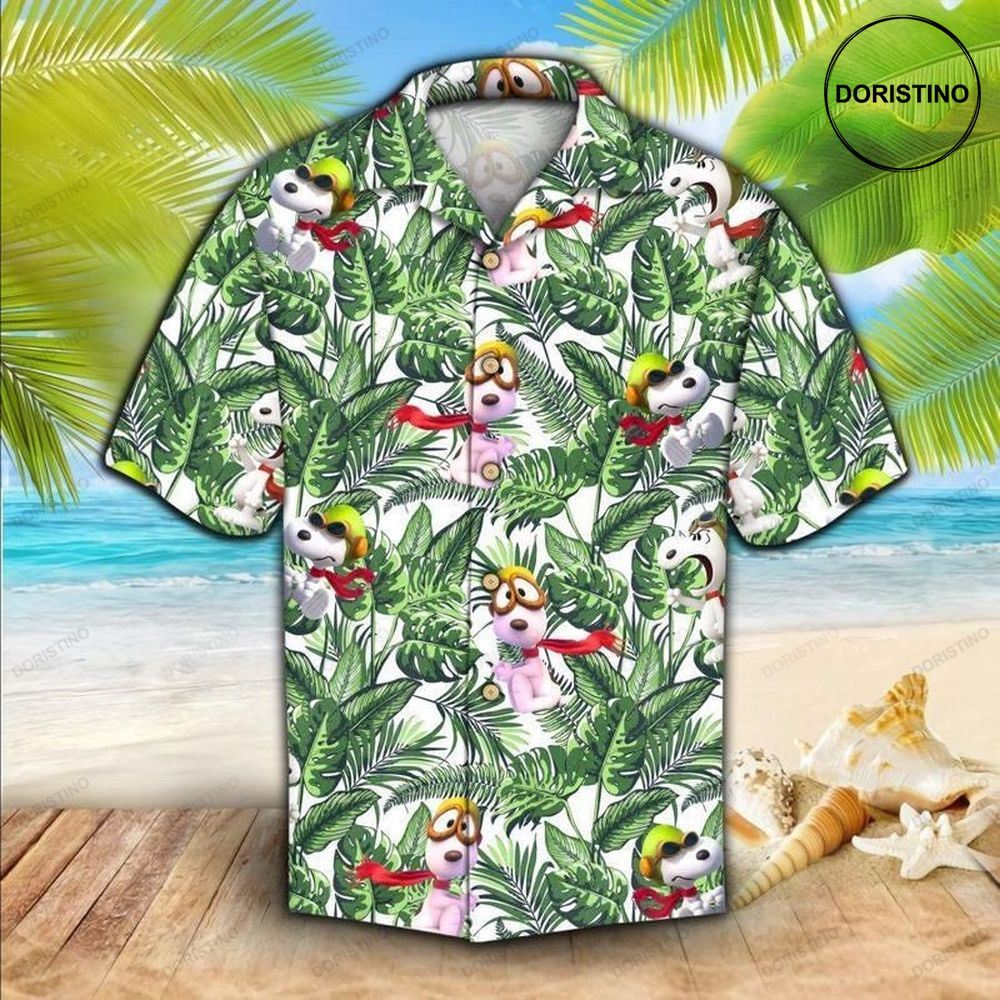 Snoopy Summer Time 8 Autumn Fashion Travel Sport Going To School Hawaiian Shirt