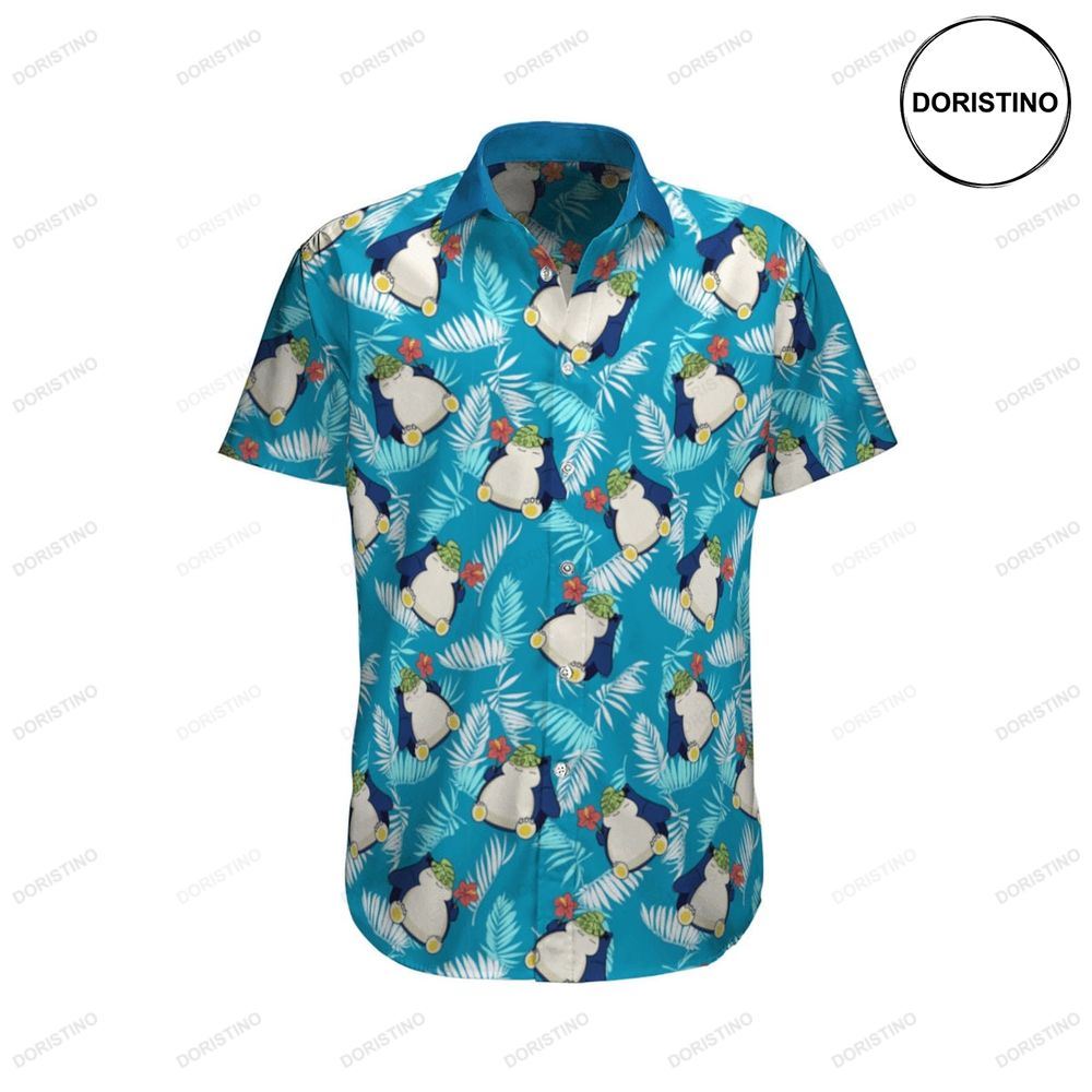 Snorlax Pokemon For Women Men Custom Awesome Hawaiian Shirt