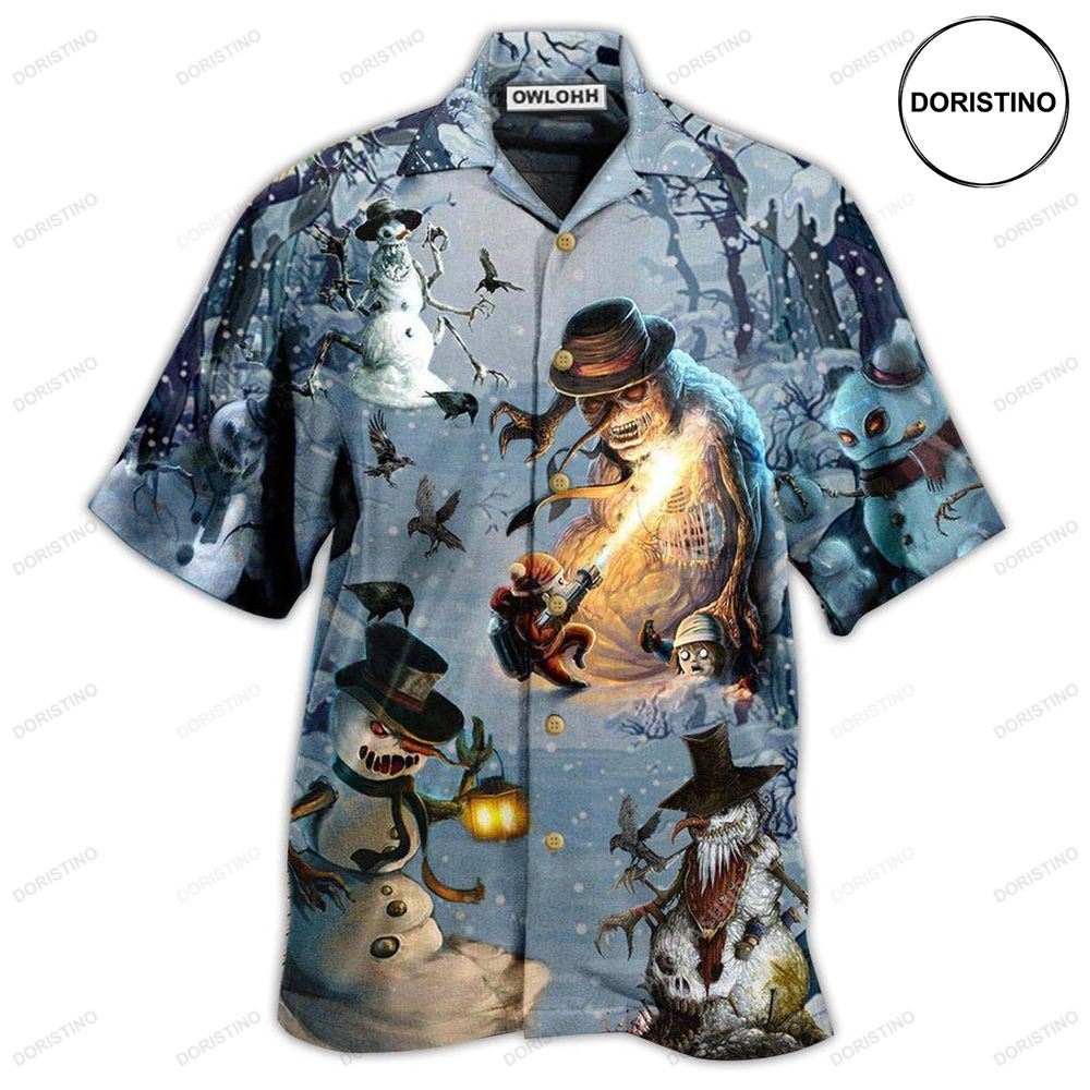 Snowman Evil Cool Limited Edition Hawaiian Shirt