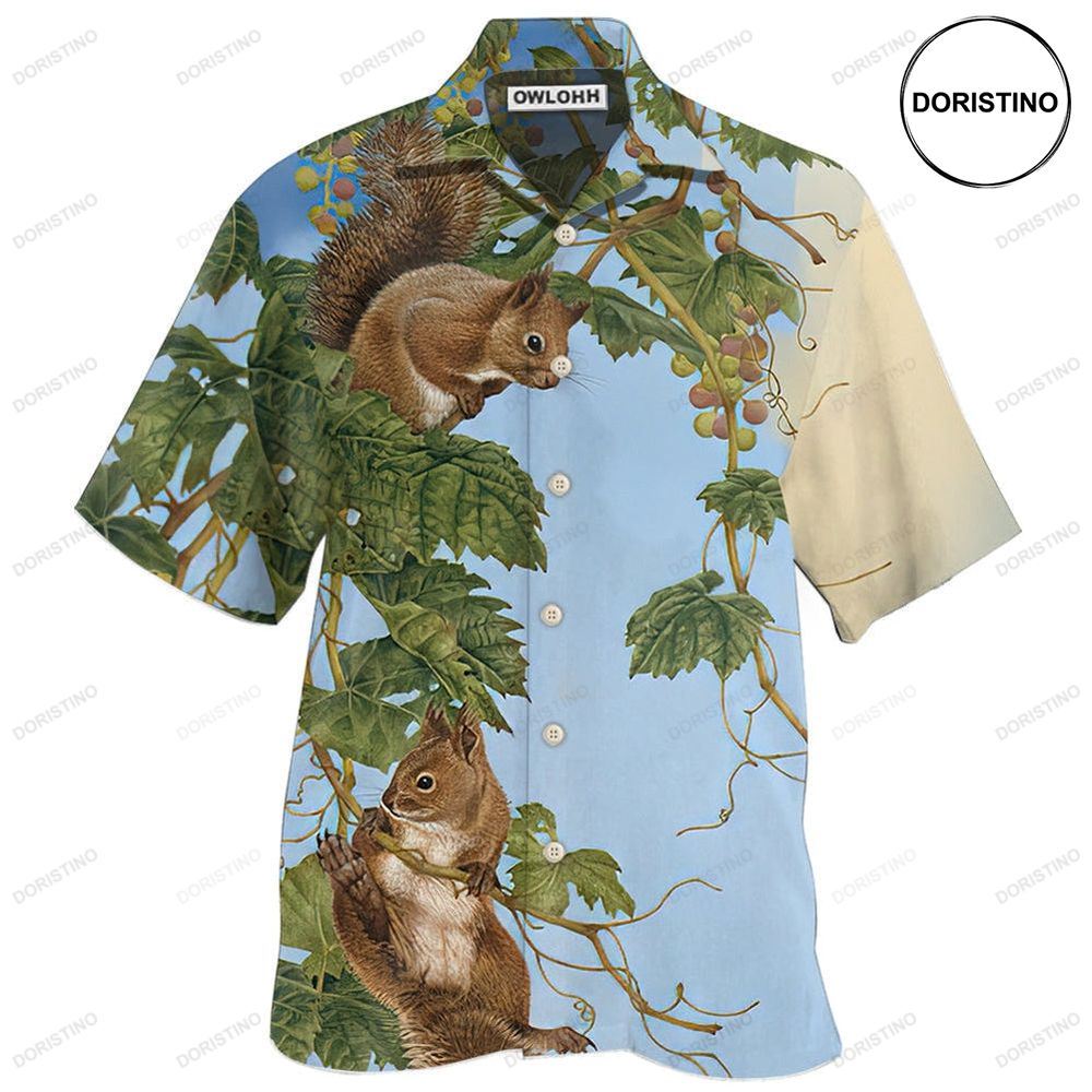 Squirrel Tree Climbing Limited Edition Hawaiian Shirt