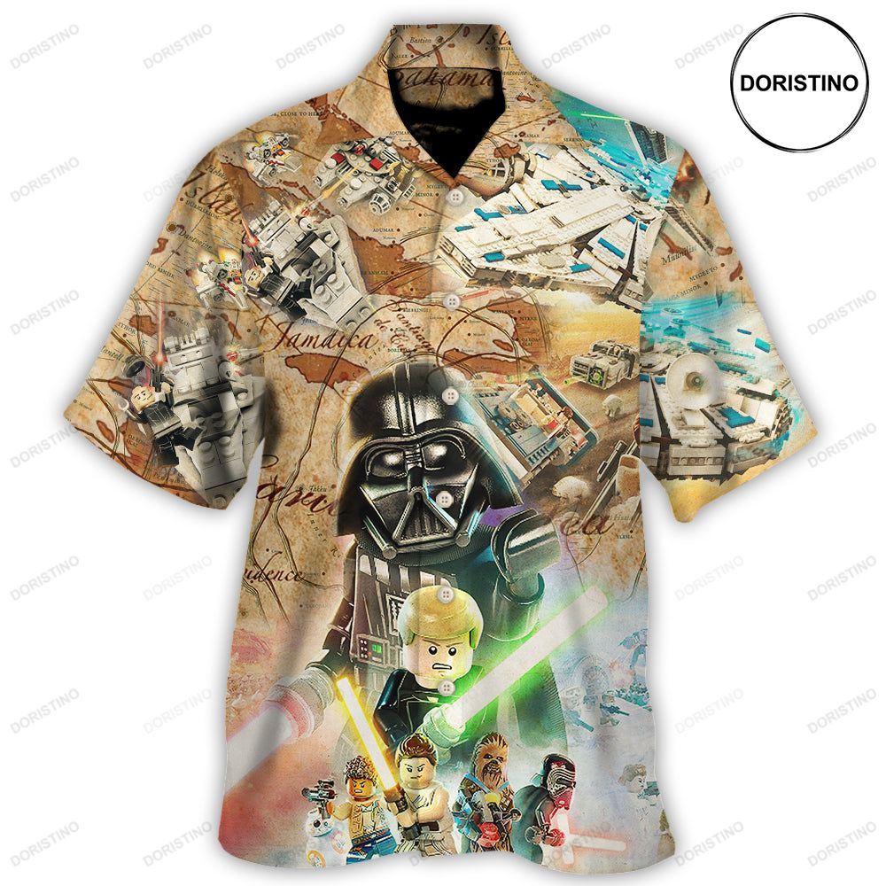 Star Wars Lego Pirate Vintage Ship Hawaiian Shirt