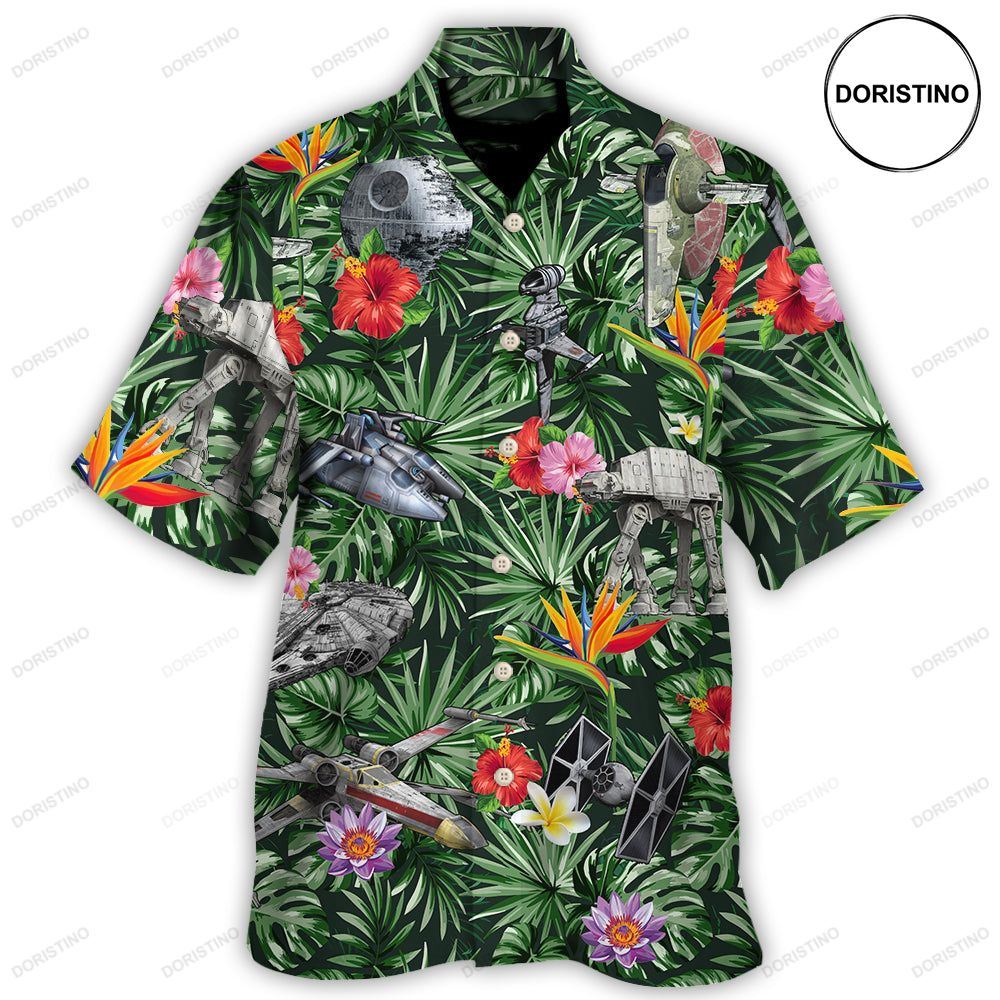 Star Wars Space Ships Tropical Forest For Men Women Limited Edition Hawaiian Shirt