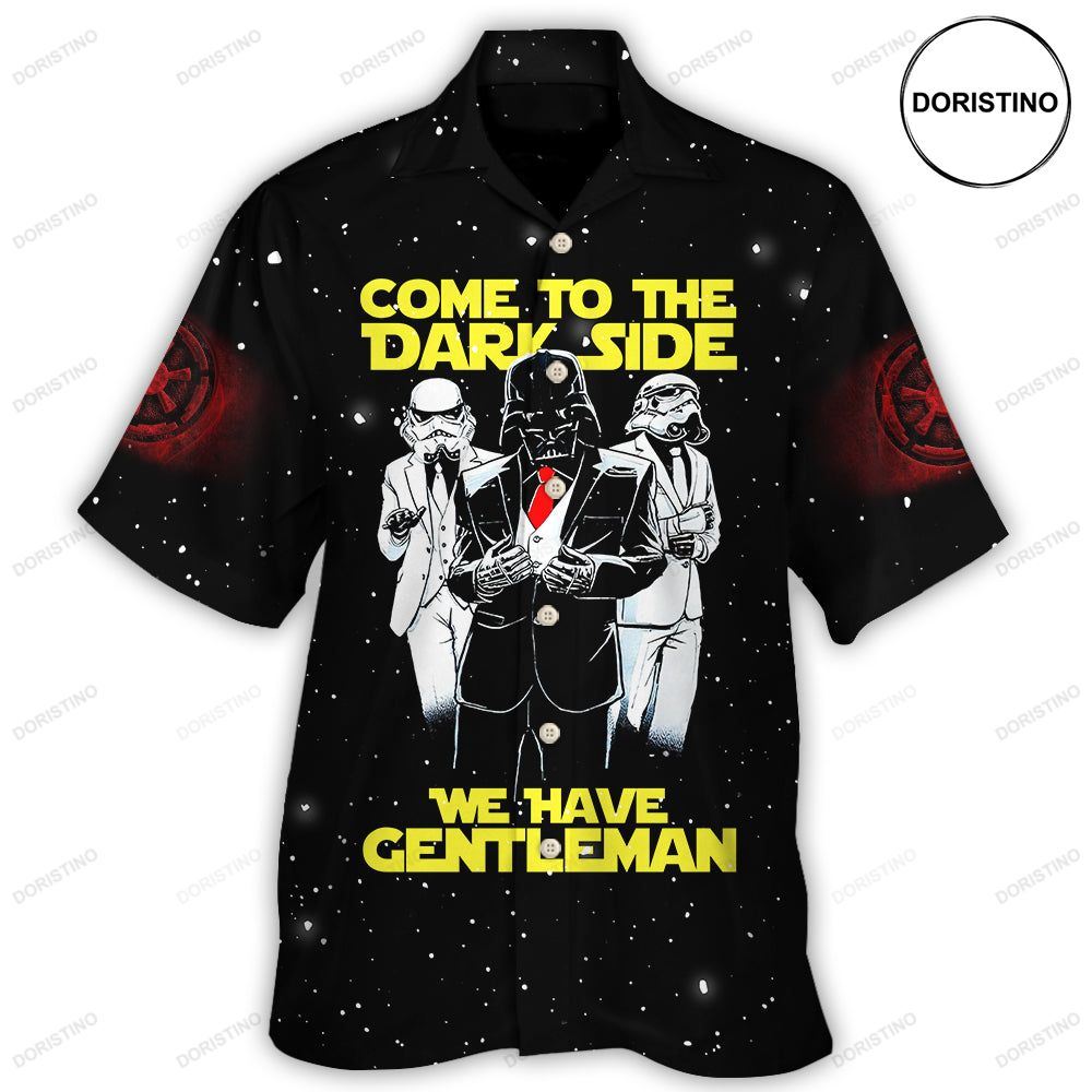 Sw Darth Vader Come To The Dark Side We Have Gentleman Hawaiian Shirt