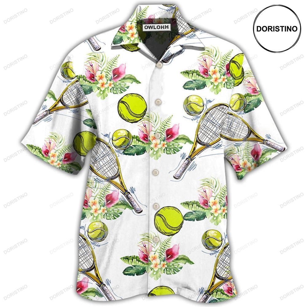 Tennis Tropical Floral Limited Edition Hawaiian Shirt