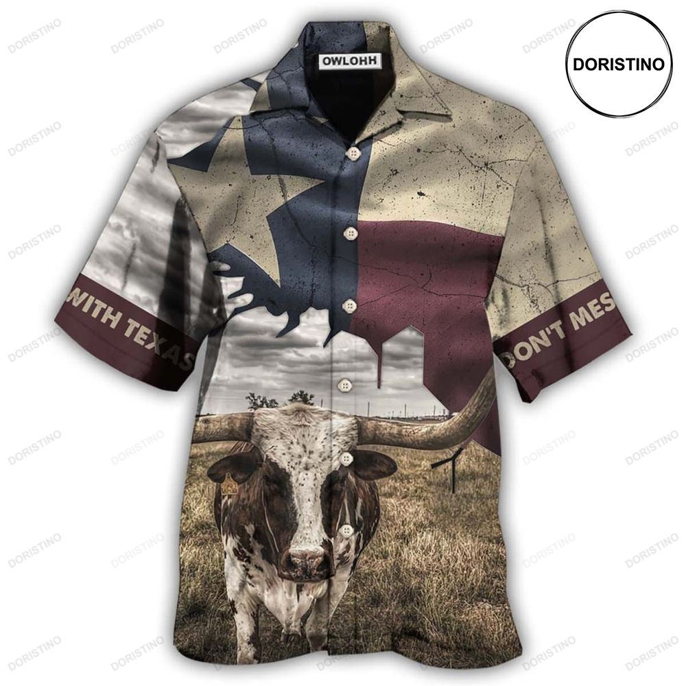 Texas Peace Life Cows Awesome Hawaiian Shirt