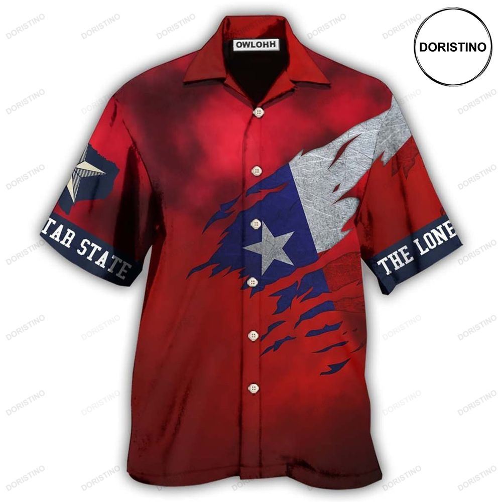 Texas Peace Life Red Limited Edition Hawaiian Shirt