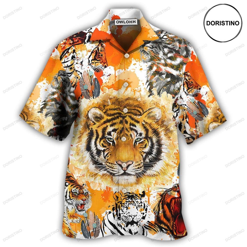 Tiger Colorful Tiger Painting Limited Edition Hawaiian Shirt