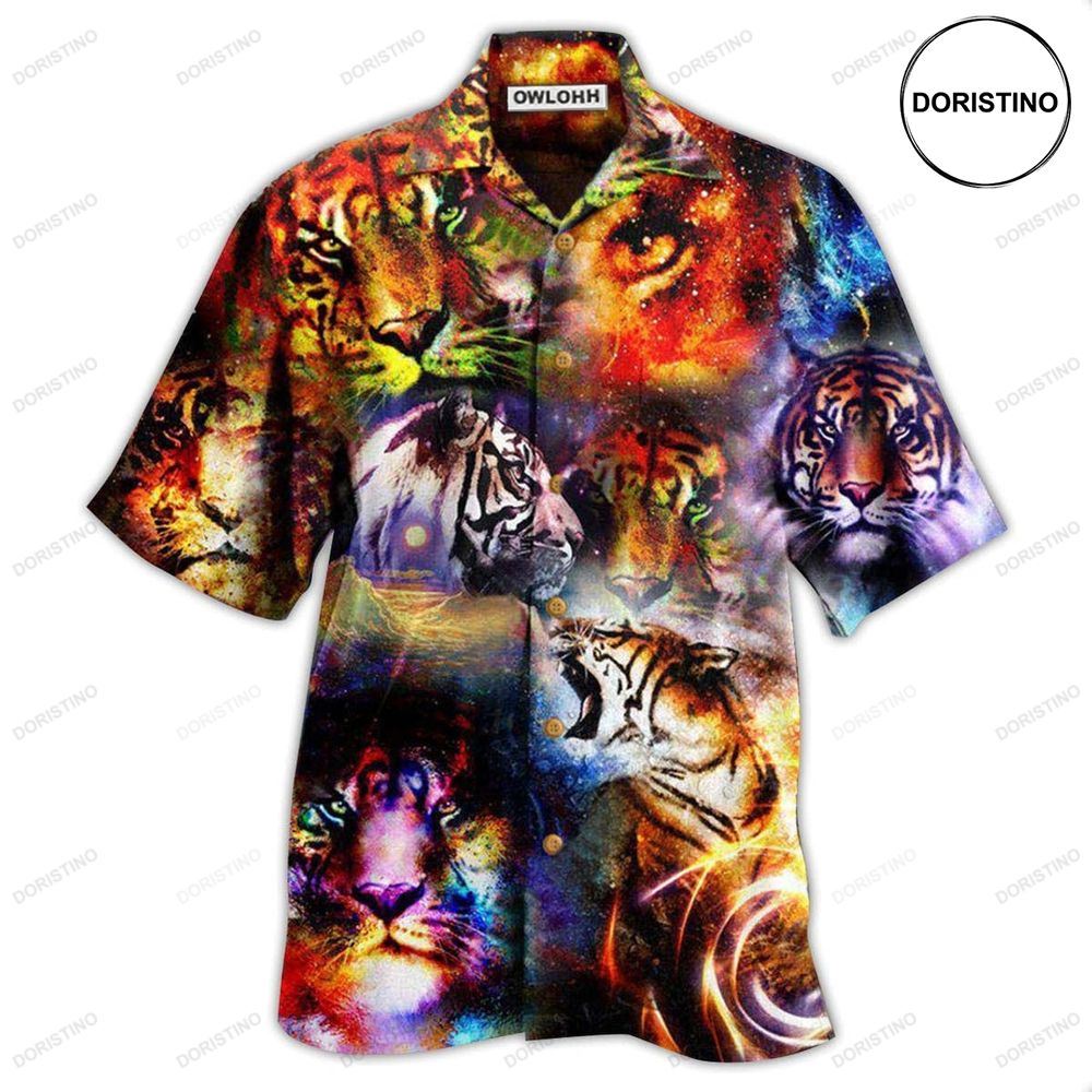 Tiger The Power Of Tiger In The Universe Hawaiian Shirt