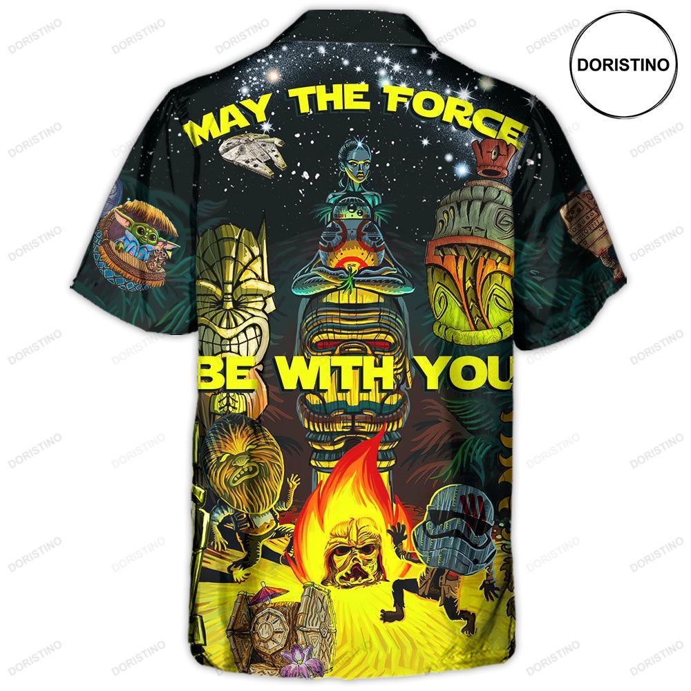 Tiki Star Wars May The Force Be With You Limited Edition Hawaiian Shirt
