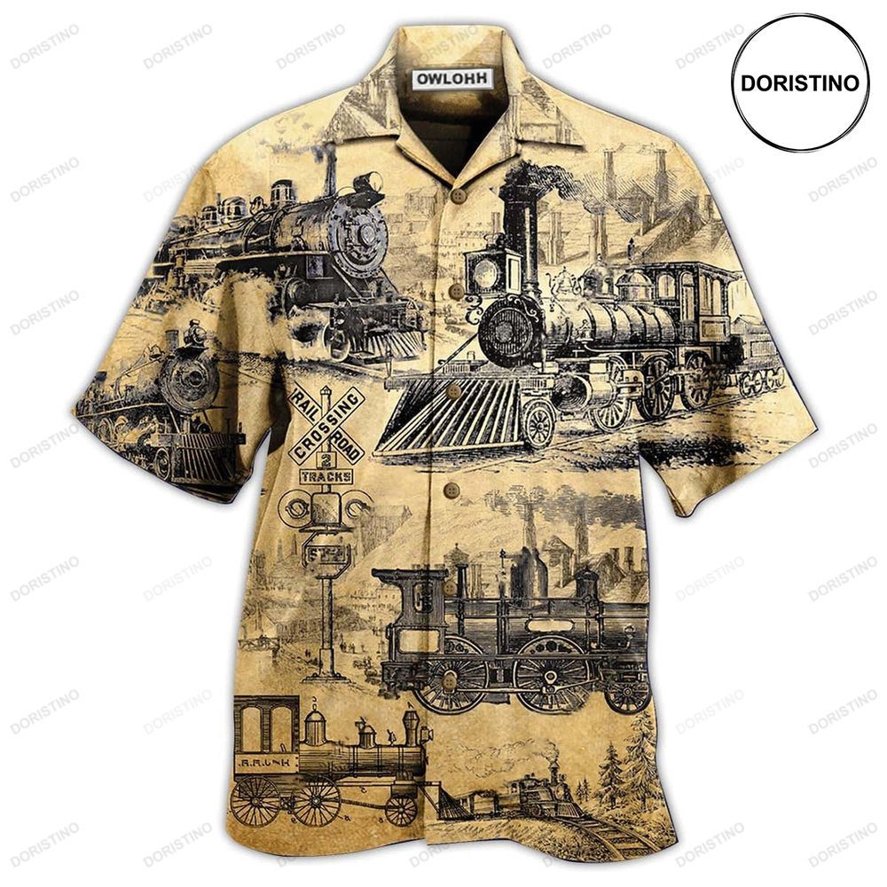 Train On The Railway Love Life Limited Edition Hawaiian Shirt