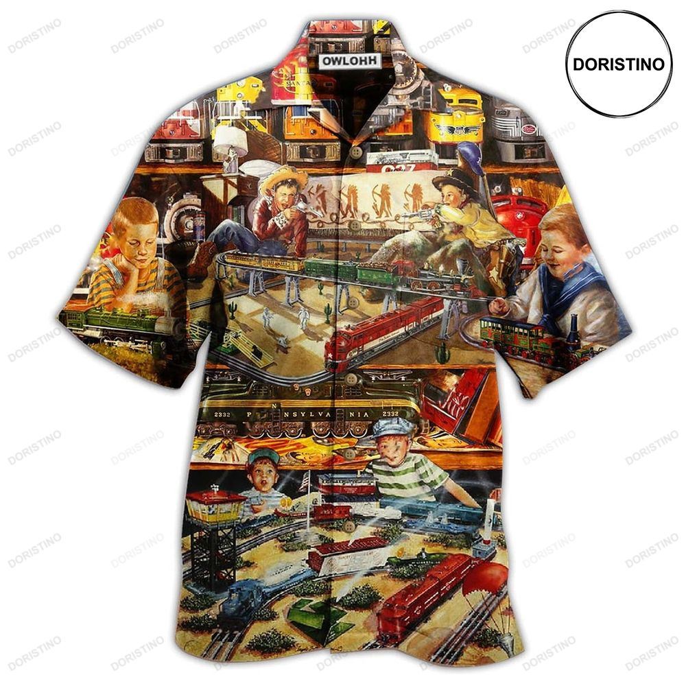 Train Toys Amazing Vintage Limited Edition Hawaiian Shirt