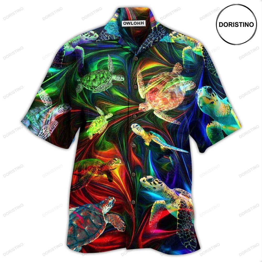 Turtle Amazing Neon Flash Limited Edition Hawaiian Shirt