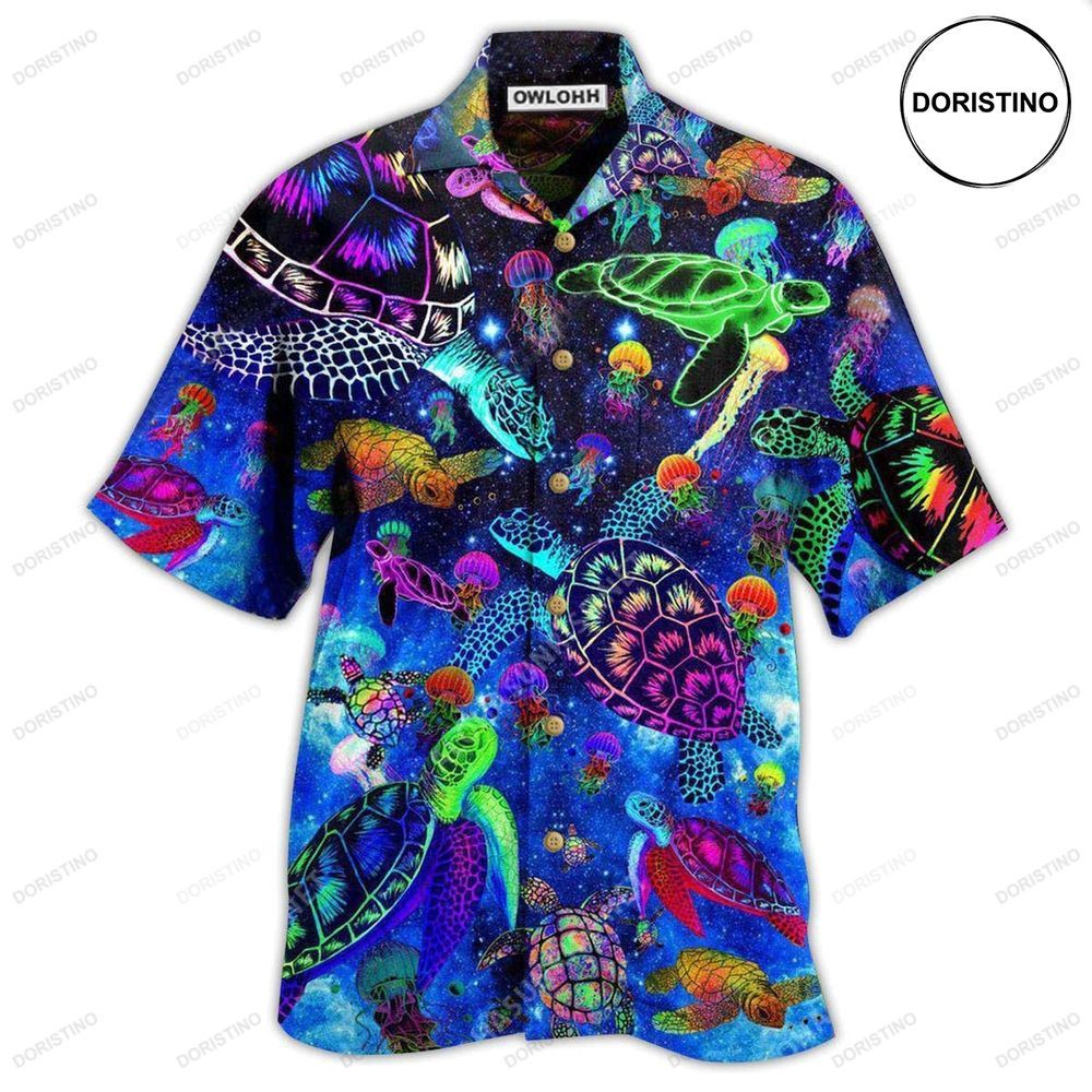 Turtle Amazing Sea Glowing Limited Edition Hawaiian Shirt