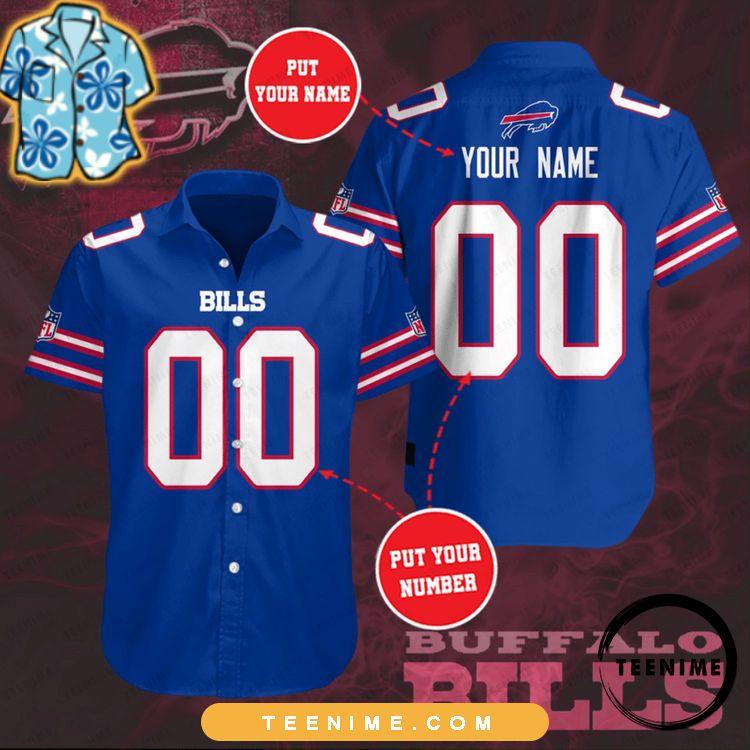 Personalized Buffalo Bills Football Team Full Printing Blue Teenime Limited Edition Hawaiian Shirt
