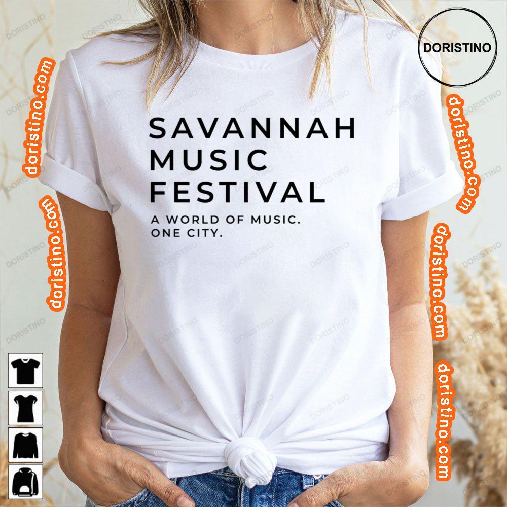 Savannah Music Festival 2024 Logo Shirt