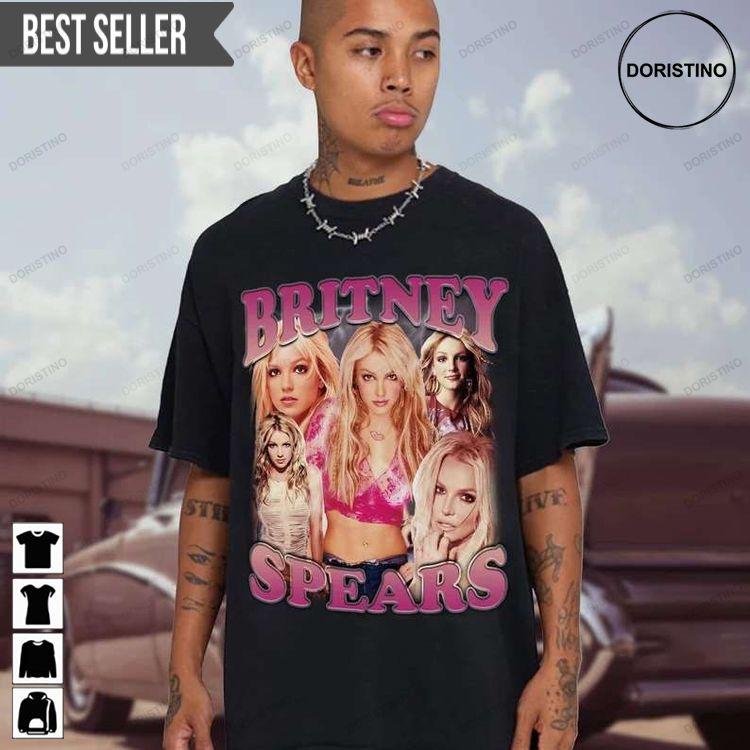 Britney Spears Pop Singer Short Sleeve Doristino Limited Edition T-shirts