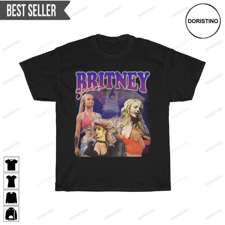 Britney Spears Singer Black Graphic Doristino Limited Edition T-shirts