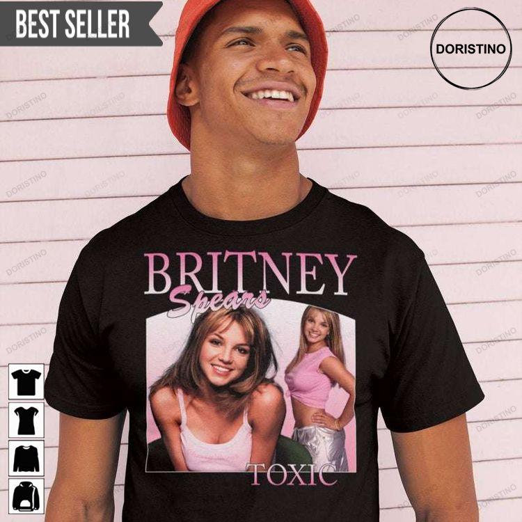 Britney Spears Toxic Singer Vintage Doristino Awesome Shirts