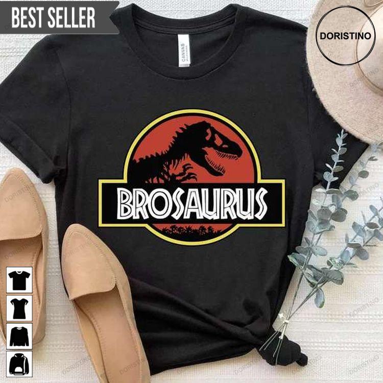 Bro Saurus Brother Dinosaur Custom Family Unisex Doristino Awesome Shirts