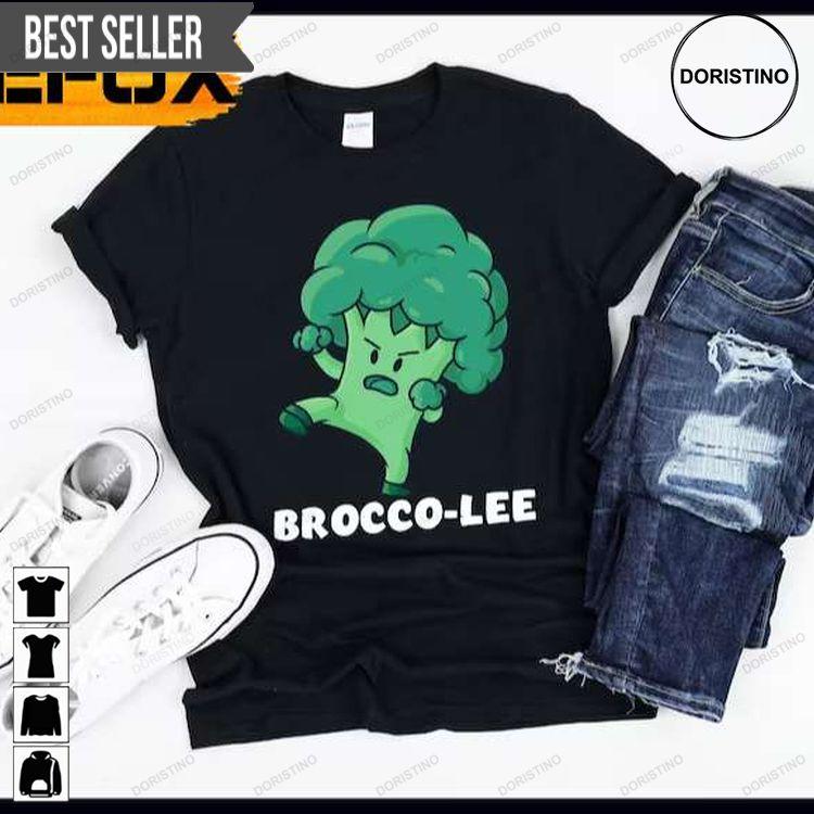 Broccoli Karate Brocco-lee Pun Unisex Doristino Awesome Shirts