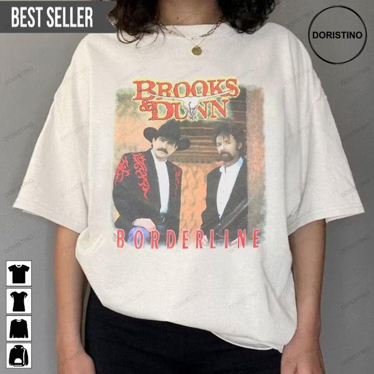 Brooks Dunn Borderline 1996 Short-sleeve Tdtdd Doristino Awesome Shirts