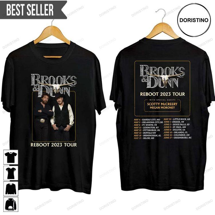 Brooks Dunn Tour 2023 Country Concert Short-sleeve Doristino Awesome Shirts
