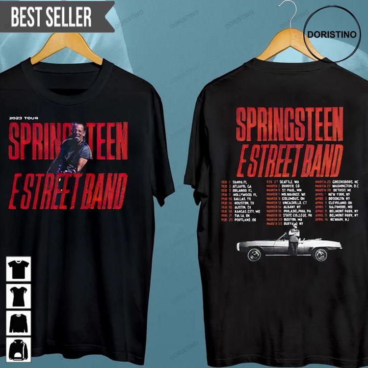 Bruce Springsteen E Street Band Tour 2023 Doristino Limited Edition T-shirts